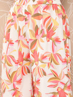 Ahalyaa Floral Printed Regular Gotta Patti Kurta with Palazzos | Grocsy