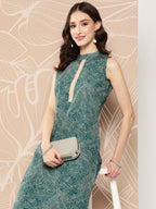 Ahalyaa Floral Printed Regular Kurta with Palazzos | Grocsy