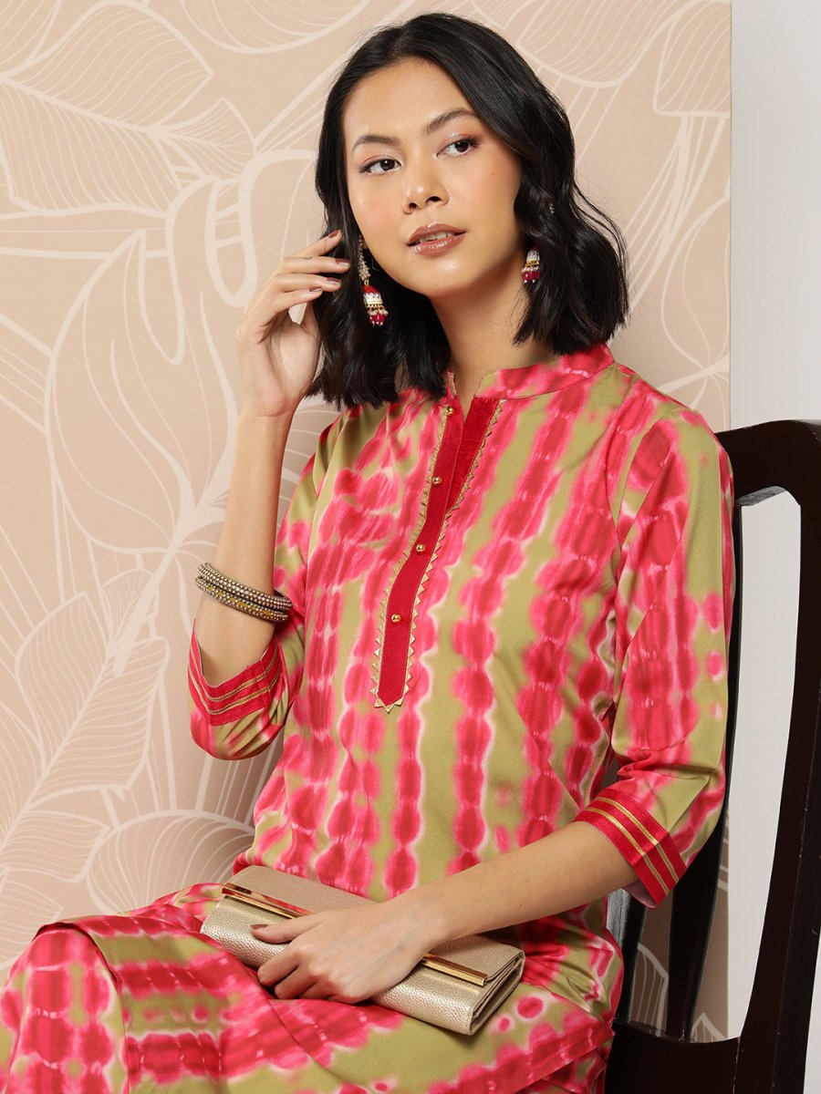 Ahalyaa Women Printed Regular Kurta with Palazzos | Grocsy