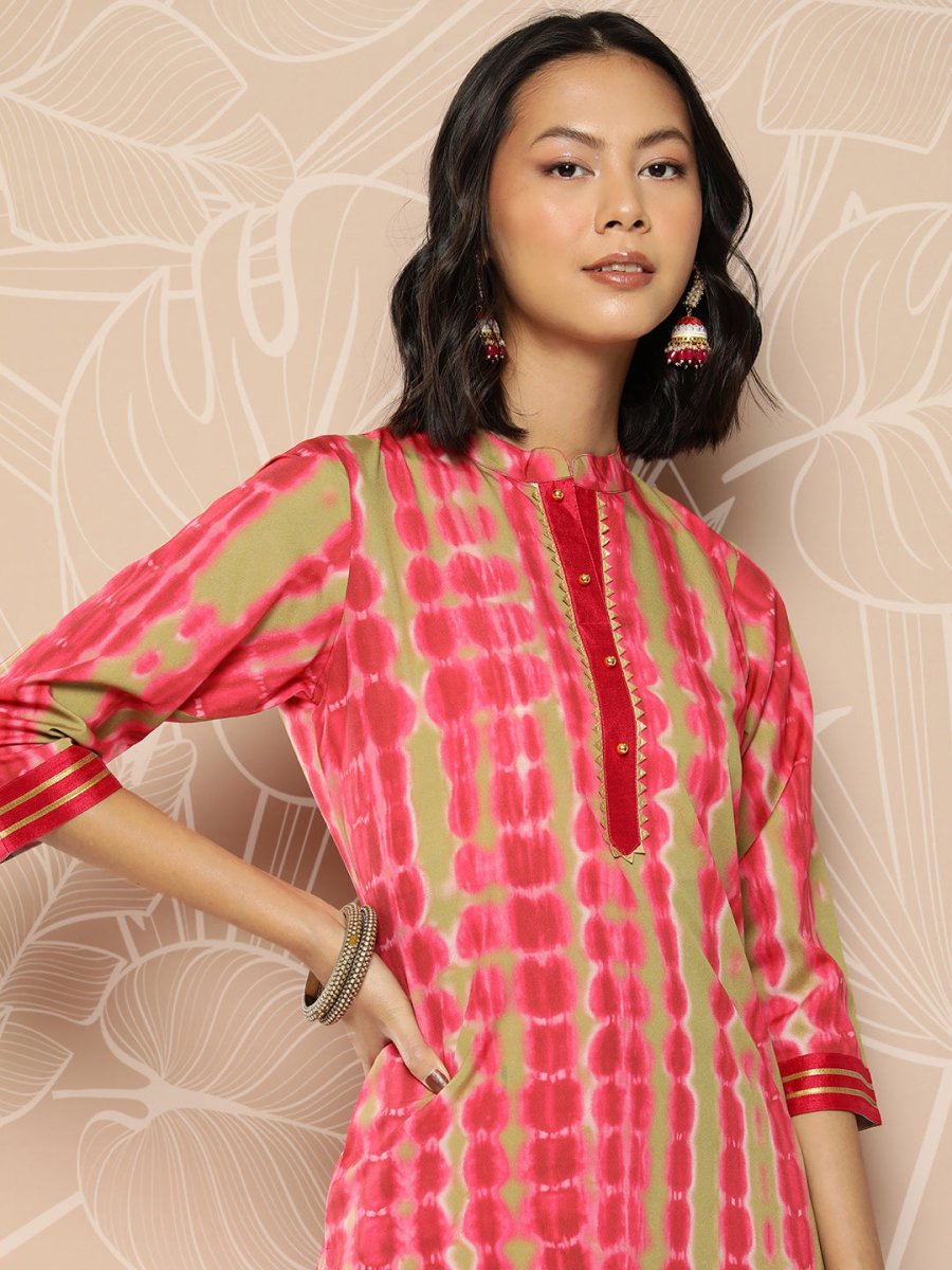 Ahalyaa Women Printed Regular Kurta with Palazzos | Grocsy