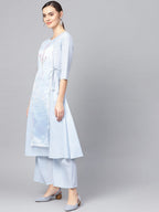 Ahalyaa Printed A Line Beautiful kurta with Palazzo for Women | Grocsy