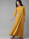 Ahalyaa Mustard Kurta with Beautiful Palazzo Set | Grocsy