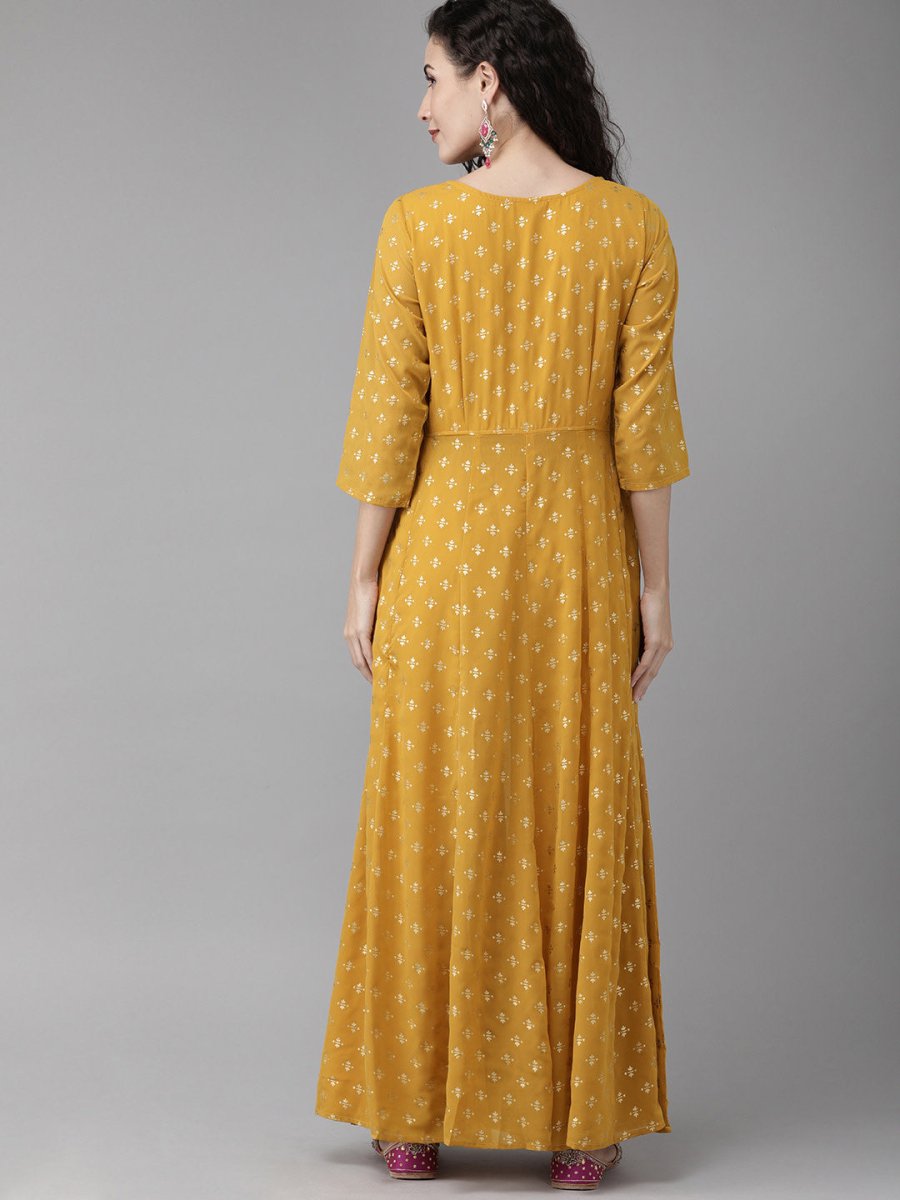 Ahalyaa Mustard Kurta with Beautiful Palazzo Set | Grocsy