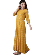 Ahalyaa Mustard Kurta with Beautiful Palazzo Set | Grocsy