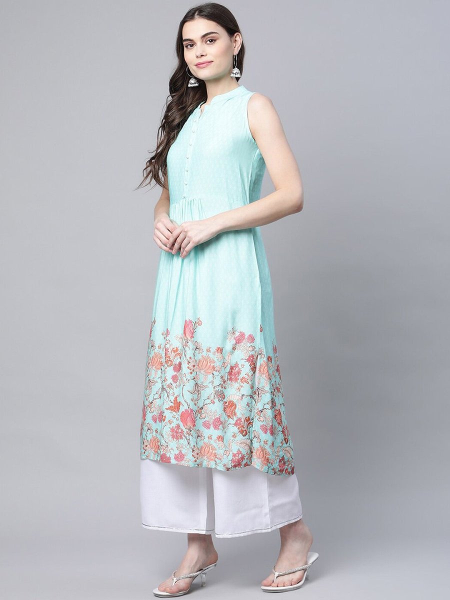 Ahalyaa Women Floral Printed Kurta | Grocsy