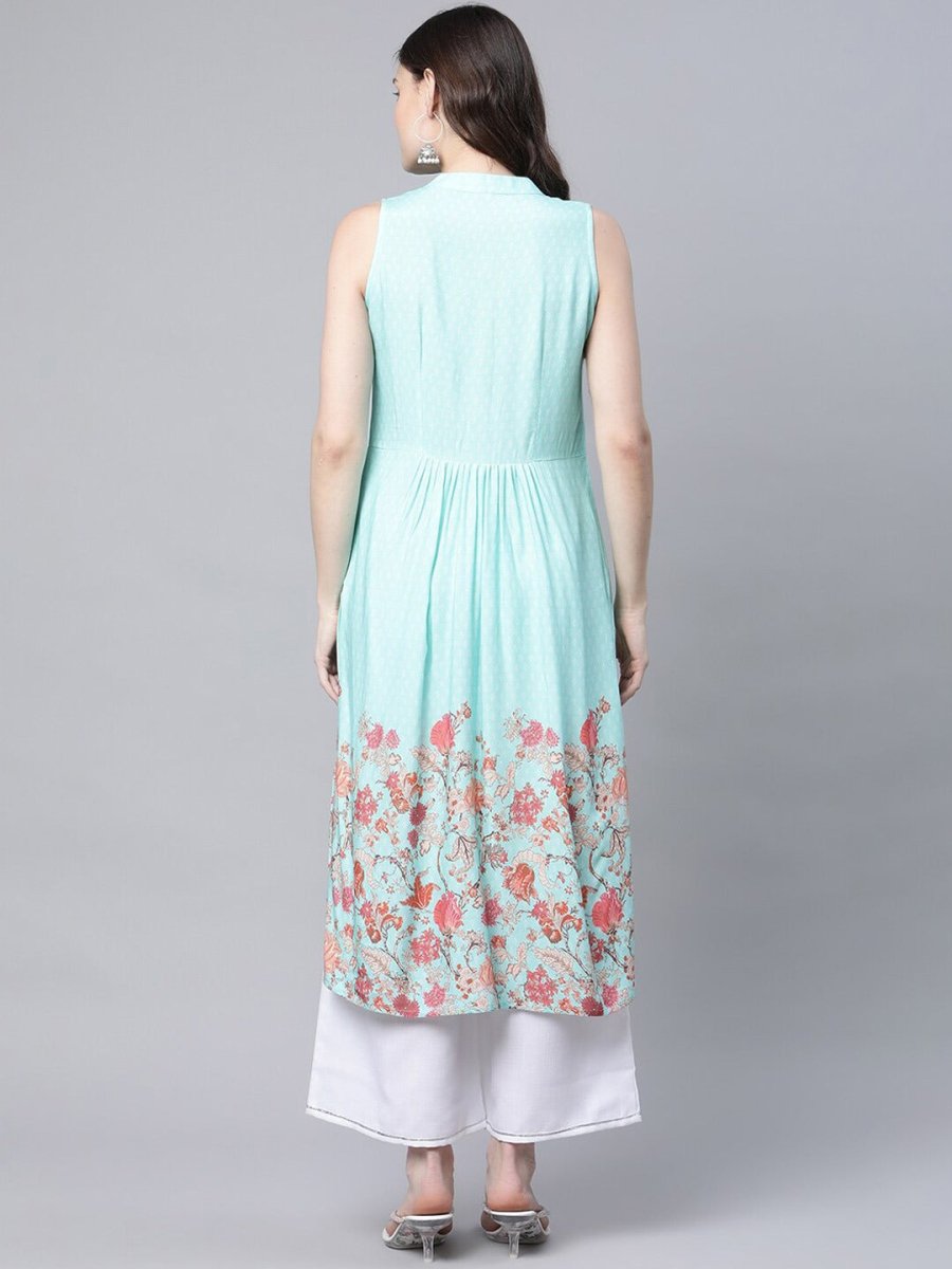 Ahalyaa Women Floral Printed Kurta | Grocsy