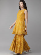 Ahalyaa Mustard Suit Set | Grocsy