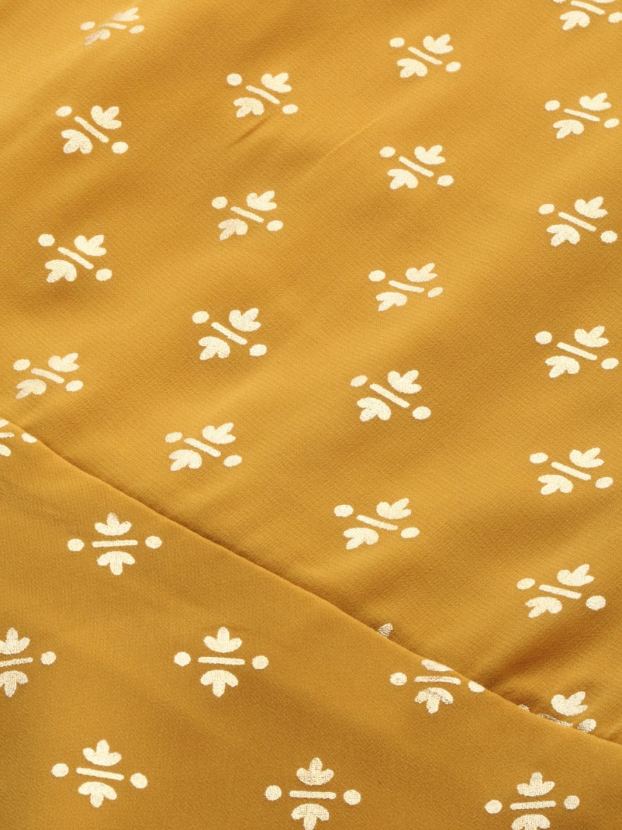 Ahalyaa Mustard Suit Set | Grocsy