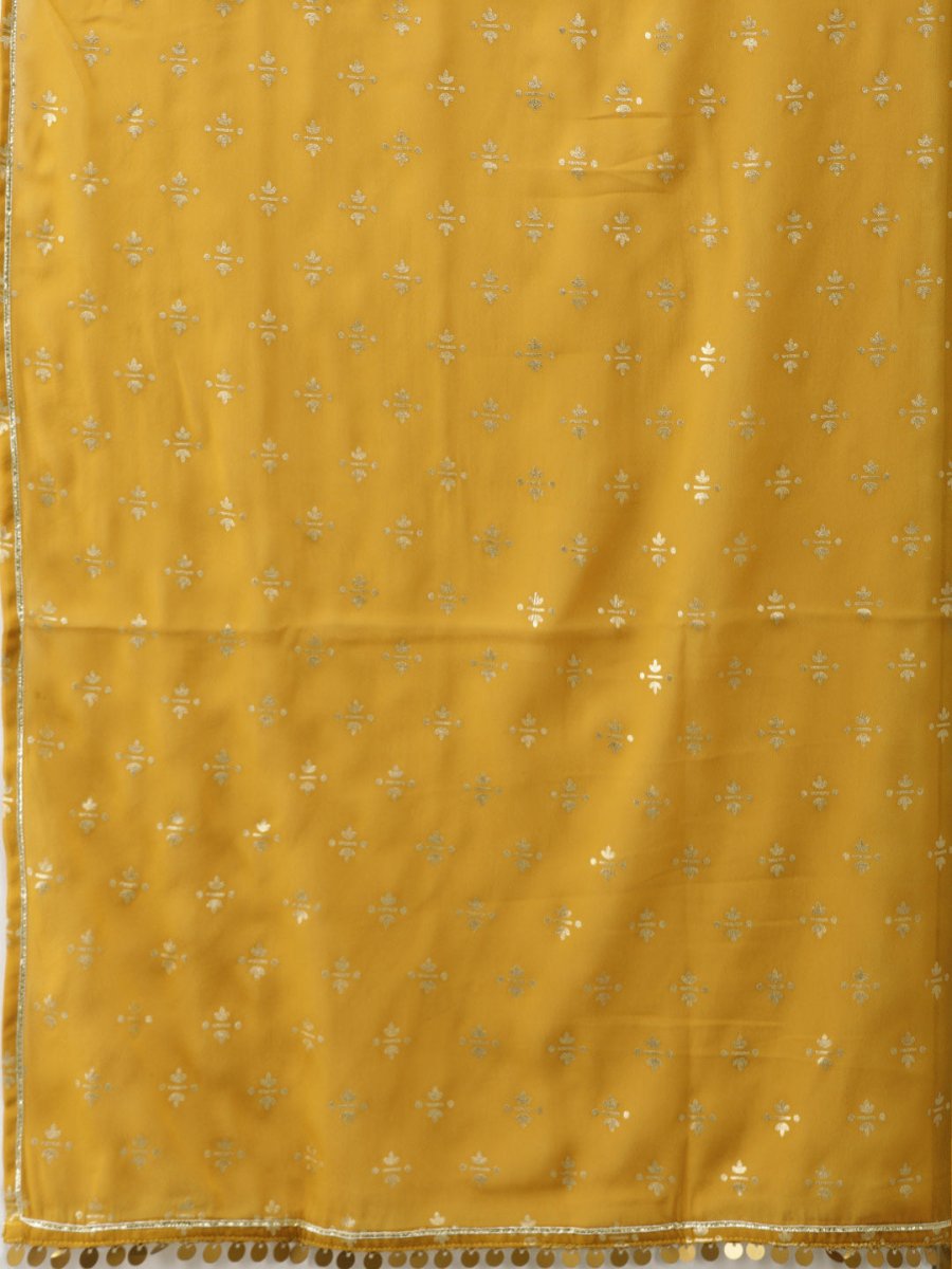 Ahalyaa Mustard Suit Set | Grocsy
