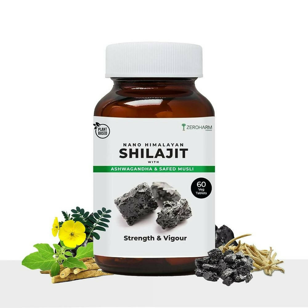 Zeroharm Nano Himalayan Sj With Ashwagandha, Safed Musli | Grocsy