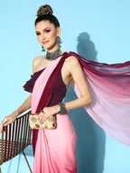 Ahalyaa Abstract Chiffon Saree | Grocsy