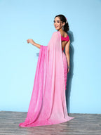 Ahalyaa Bandhani Saree with Solid border | Grocsy