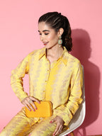Ahalyaa Floral Printed Shirt and Palazzos | Grocsy
