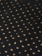 Ahalyaa Women Black & Golden Printed Kurta with Churidar & Dupatta | Grocsy