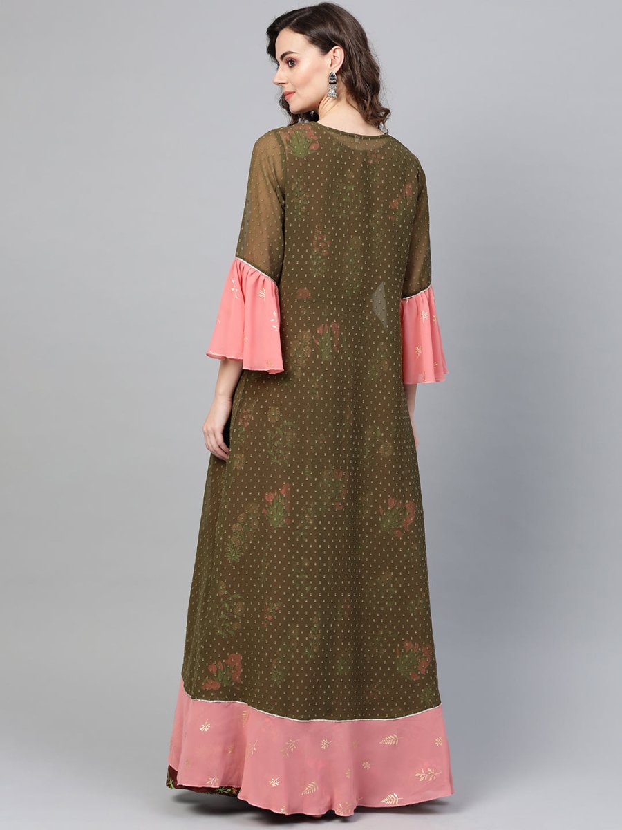 Ahalyaa Women Beautiful Printed Indo Western Set | Grocsy