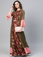 Ahalyaa Women Beautiful Printed Indo Western Set | Grocsy
