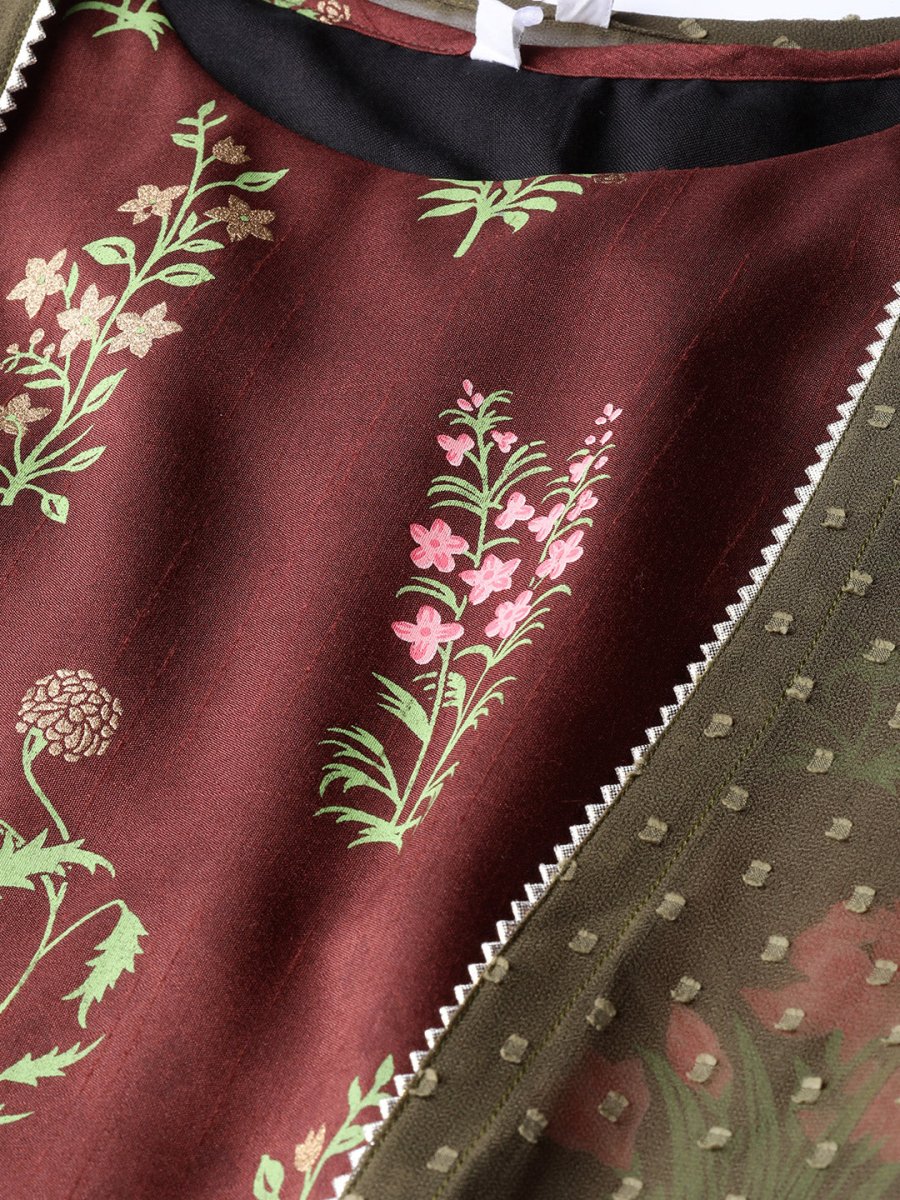 Ahalyaa Women Beautiful Printed Indo Western Set | Grocsy