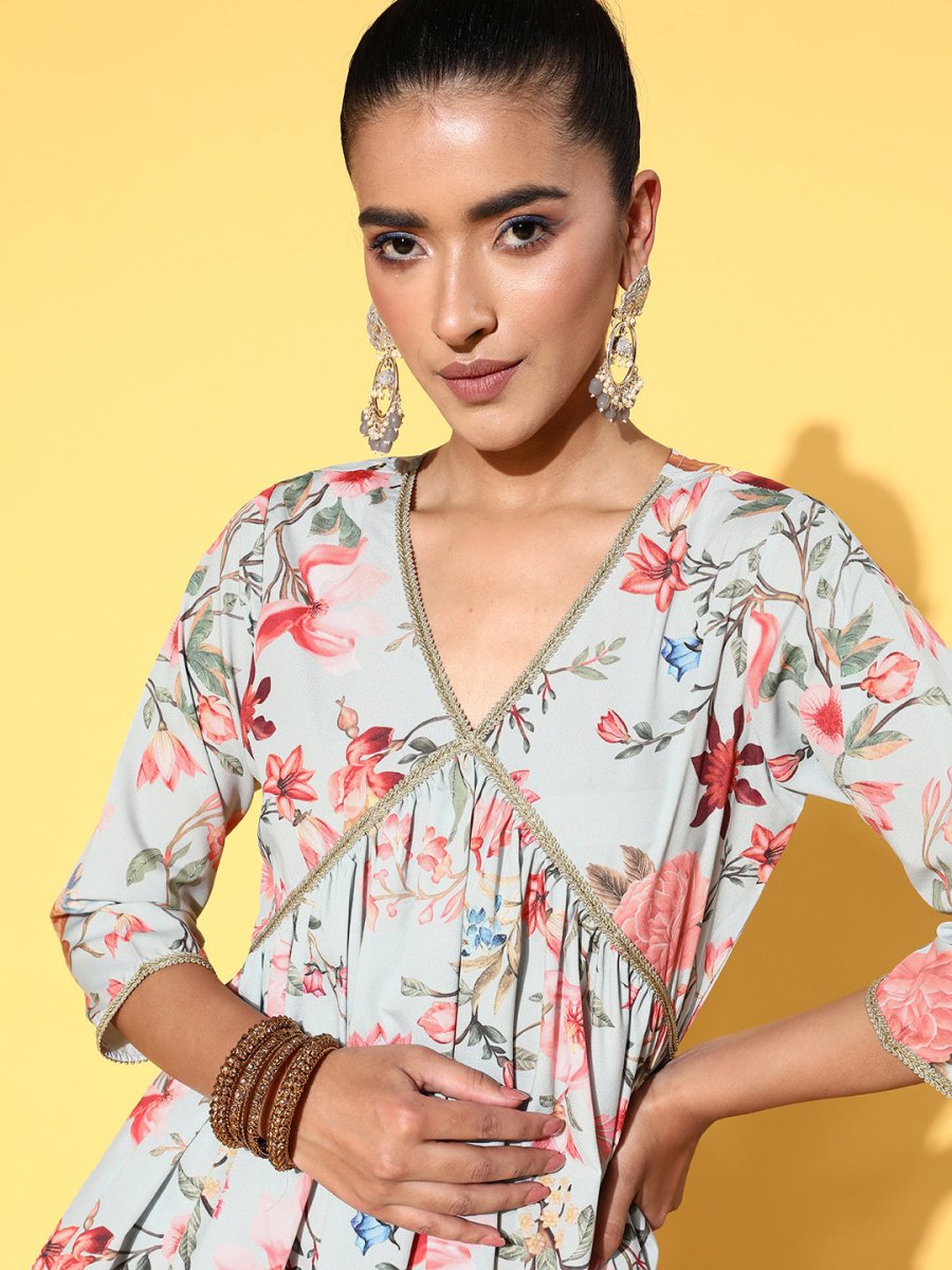 Ahalyaa Women Printed Tunic | Grocsy