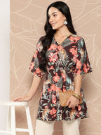 Ahalyaa Floral Printed Tunic | Grocsy