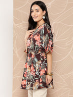 Ahalyaa Floral Printed Tunic | Grocsy