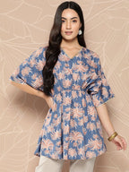 Ahalyaa Tropical Printed Tunic | Grocsy