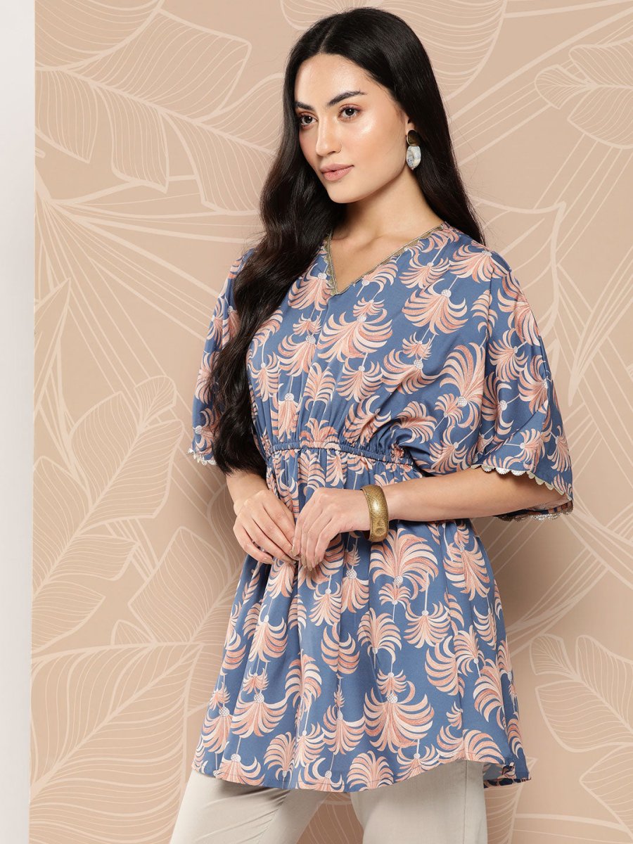 Ahalyaa Tropical Printed Tunic | Grocsy