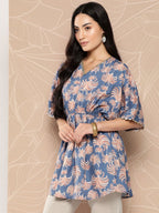 Ahalyaa Tropical Printed Tunic | Grocsy