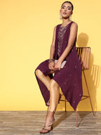 Ahalyaa Women Boat Neck Printed Tunic | Grocsy
