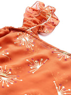 Ahalyaa Women One Shoulder Printed Tunic | Grocsy
