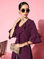 Ahalyaa Women Solid Co-Ords | Grocsy