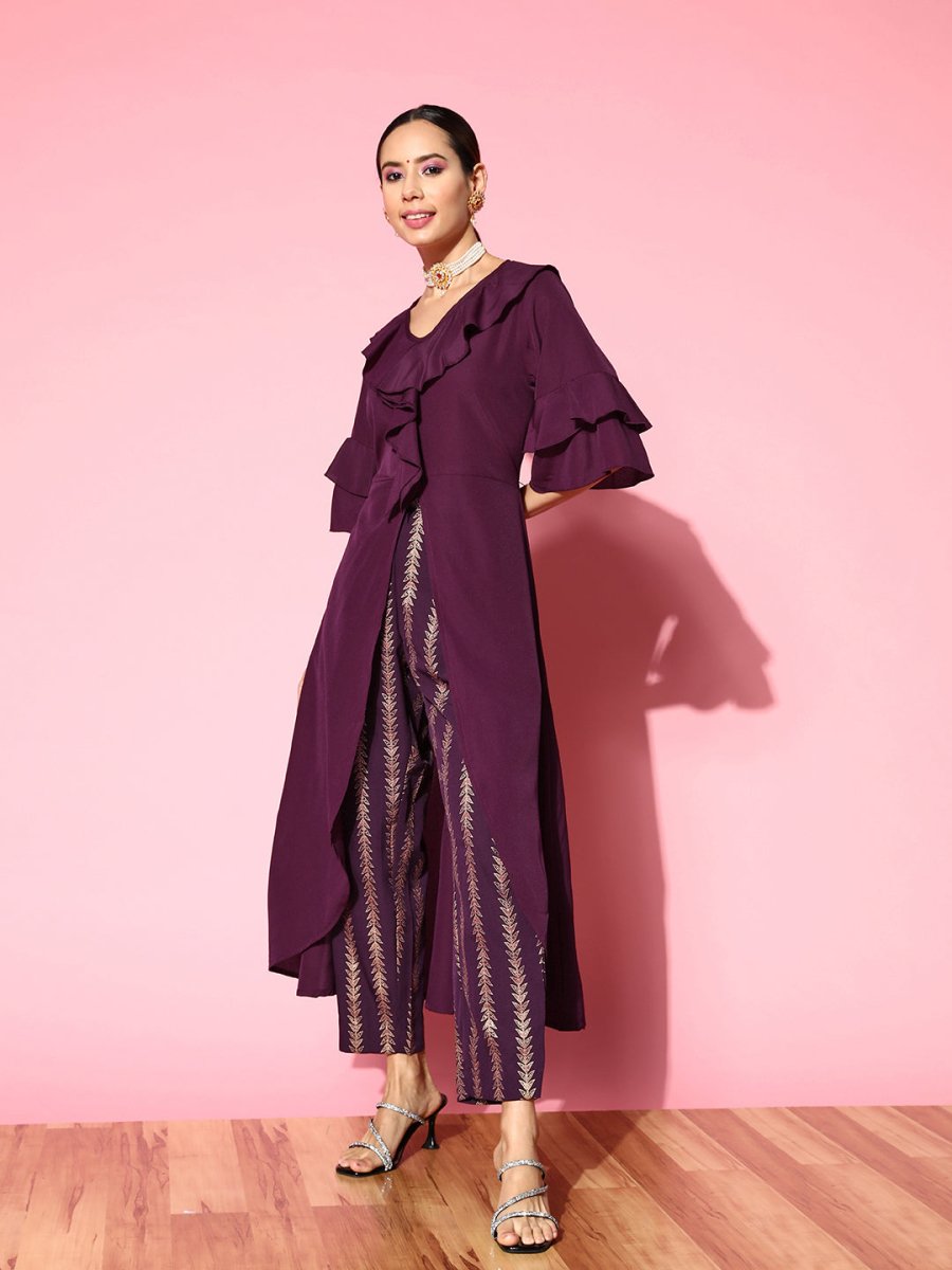 Ahalyaa Women Solid Co-Ords | Grocsy