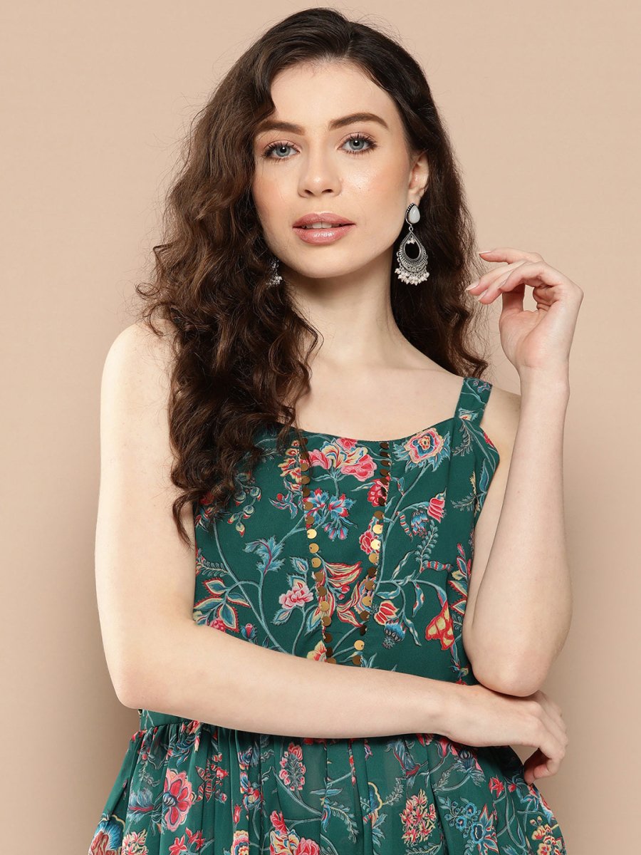 Ahalyaa Floral Printed Tunic | Grocsy