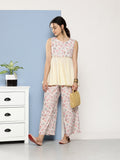 Ahalyaa Women Floral Print Co-Ords | Grocsy