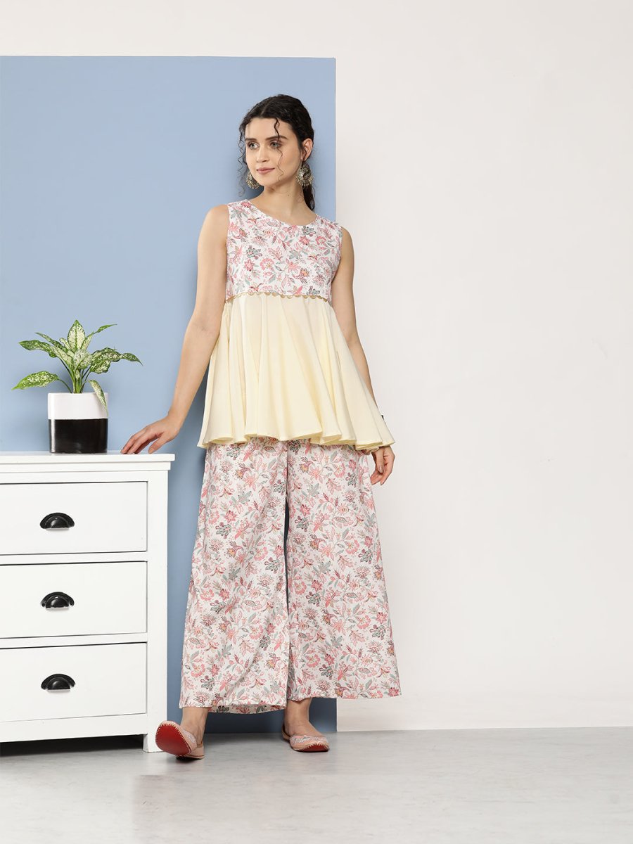Ahalyaa Women Floral Print Co-Ords | Grocsy
