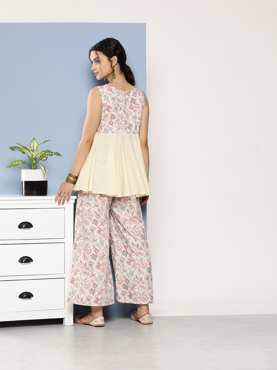 Ahalyaa Women Floral Print Co-Ords | Grocsy