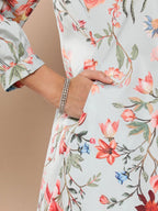 Ahalyaa Women Floral Print Crepe Co-Ords | Grocsy