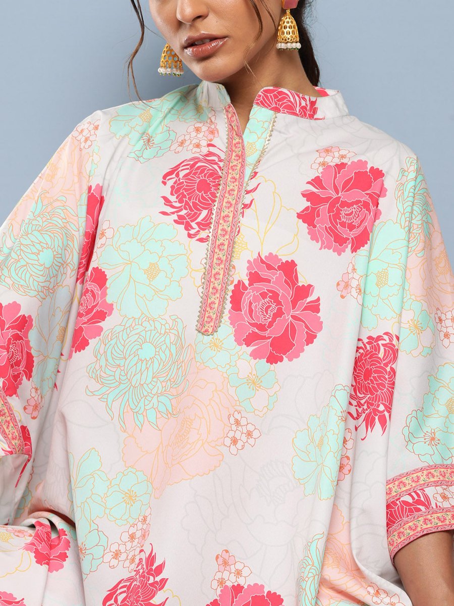 Ahalyaa Women Floral Print Crepe Co-Ords | Grocsy