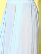 Ahalyaa Printed Cotton Tunic with Palazzos | Grocsy