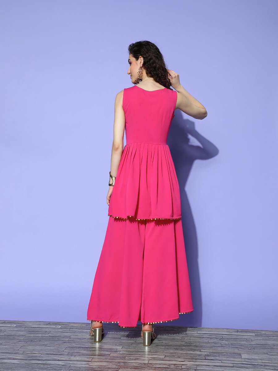 Ahalyaa Tunic with Palazzos | Grocsy