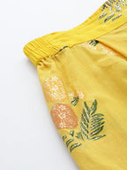 Ahalyaa Printed Pure Cotton Tunic With Palazzos | Grocsy