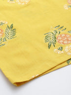 Ahalyaa Printed Pure Cotton Tunic With Palazzos | Grocsy