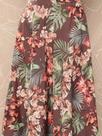 Ahalyaa Printed Crepe Tunic With Skirt | Grocsy