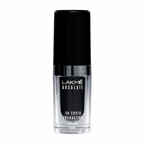 Lakme Absolute 3D Cover Foundation - Warm Natural (15 Ml) | Grocsy