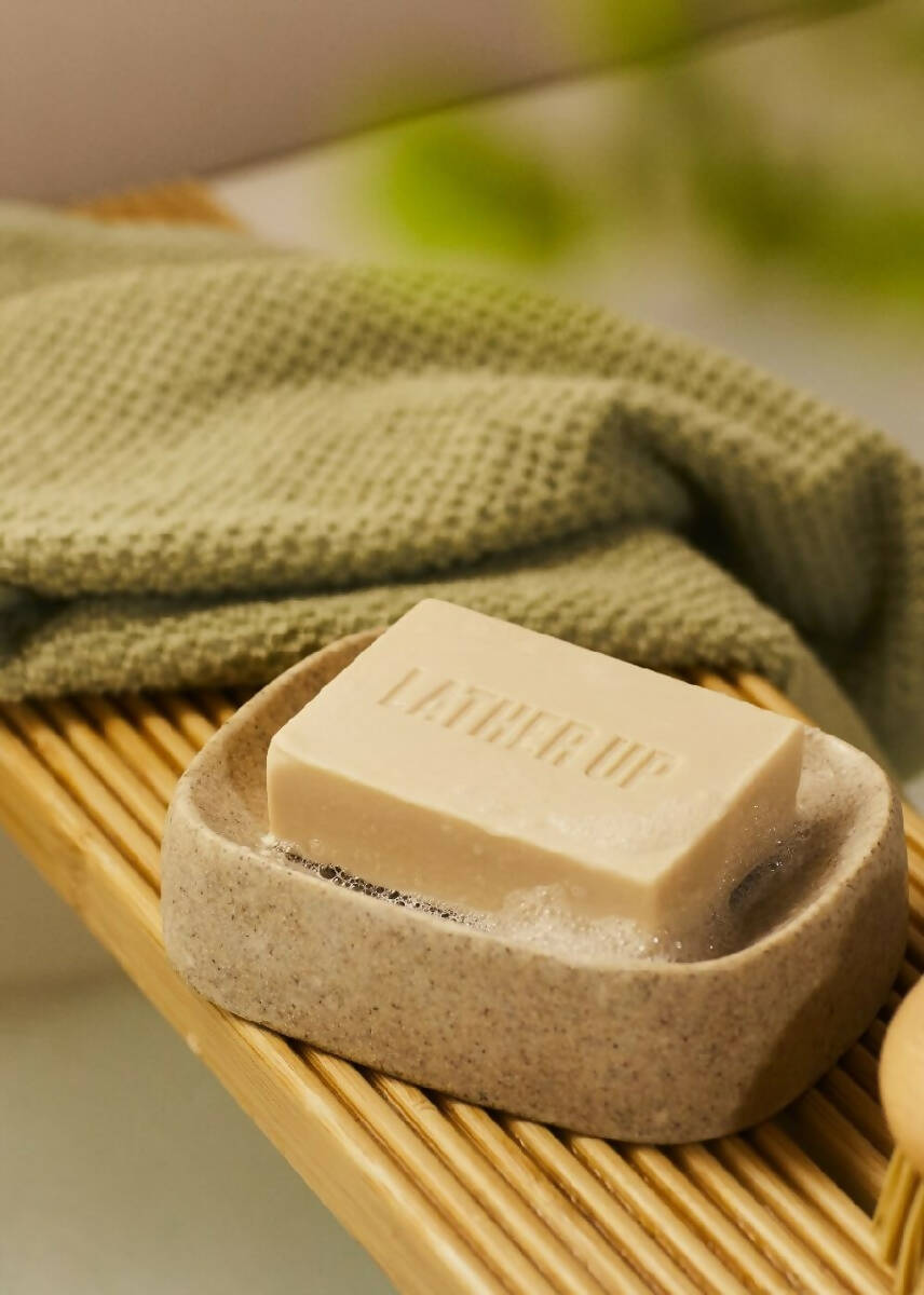 The Body Shop Almond Milk Cleansing Face & Body Bar | Grocsy