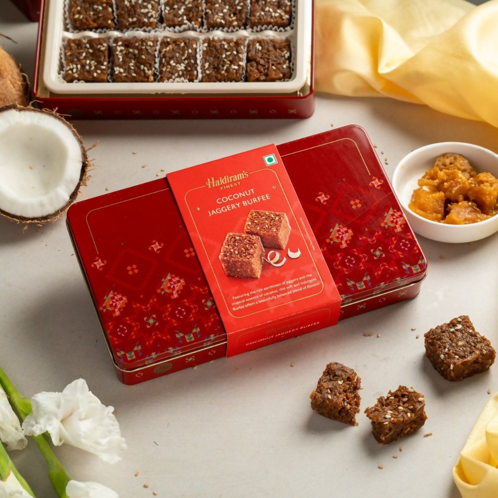 Haldiram's Coconut Jaggery Burfee | Grocsy