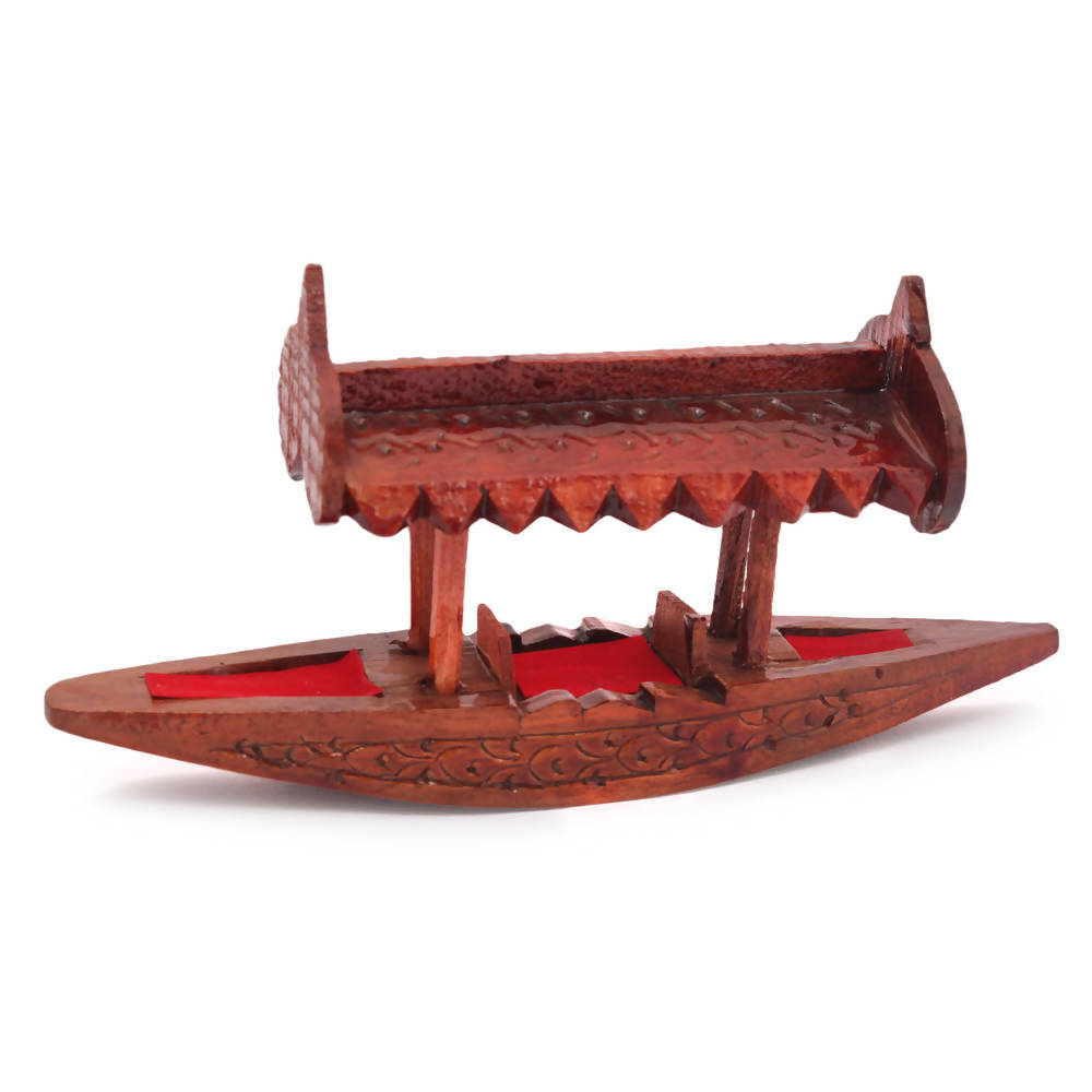 Nizalia Walnut Wood Shikara 6 Inch | Grocsy