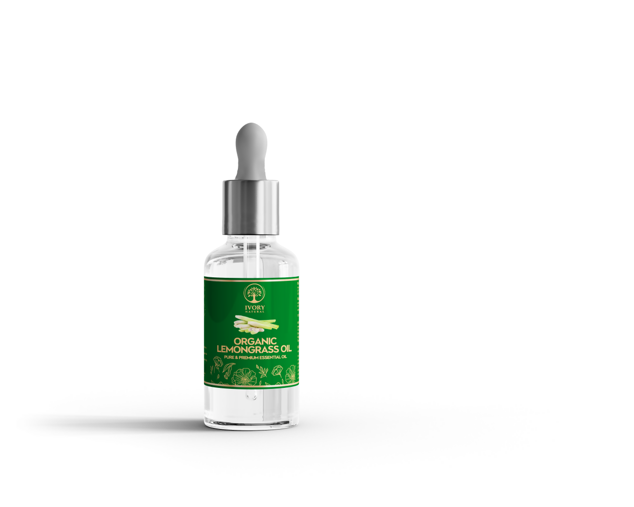 Ivory Natural Organic Lemongrass Oil Pure & Premium Essential Oil For Face, Scalp & Skin | Grocsy
