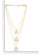 Ruby Raang Gold Kundan Layered Necklace | Grocsy