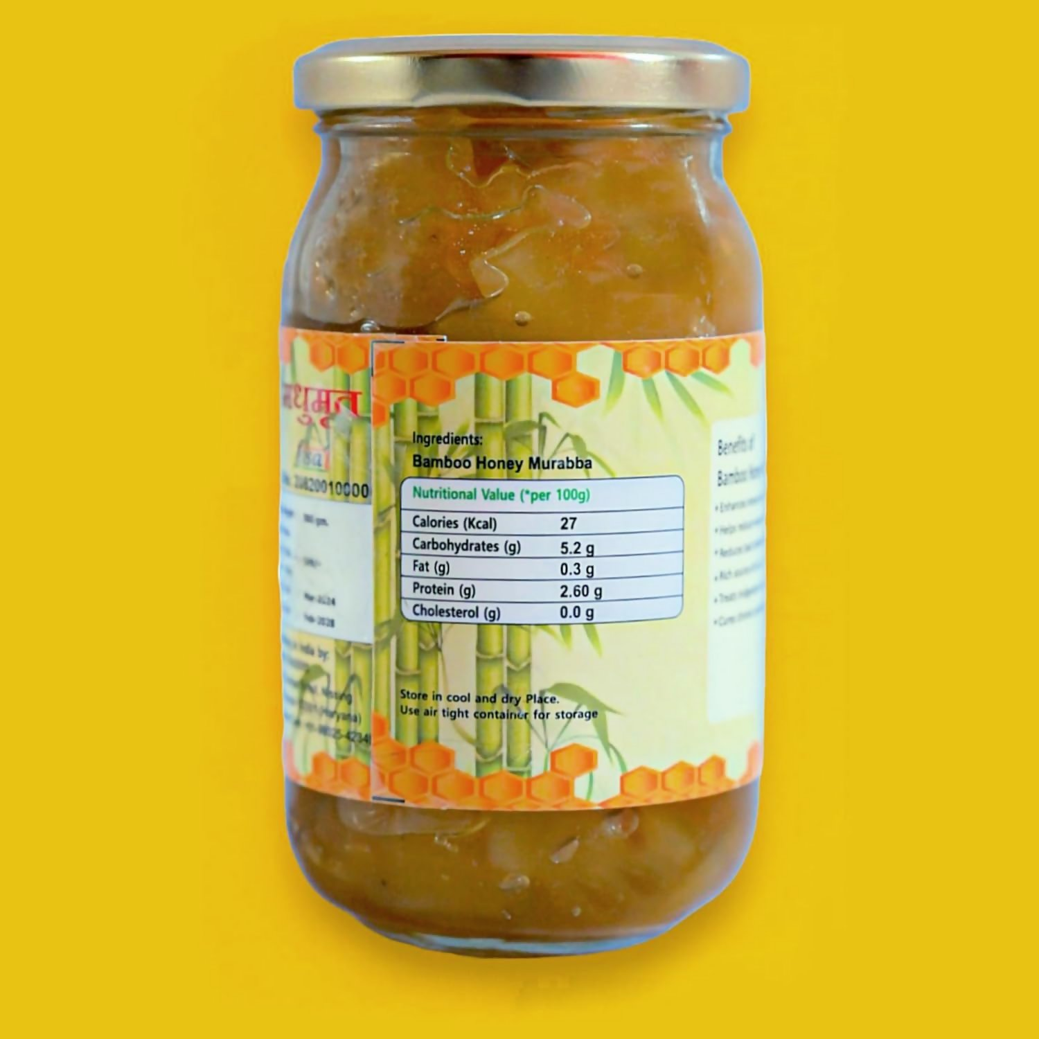 Madhumrit Bamboo Murabba - Raw Forest Honey | Grocsy