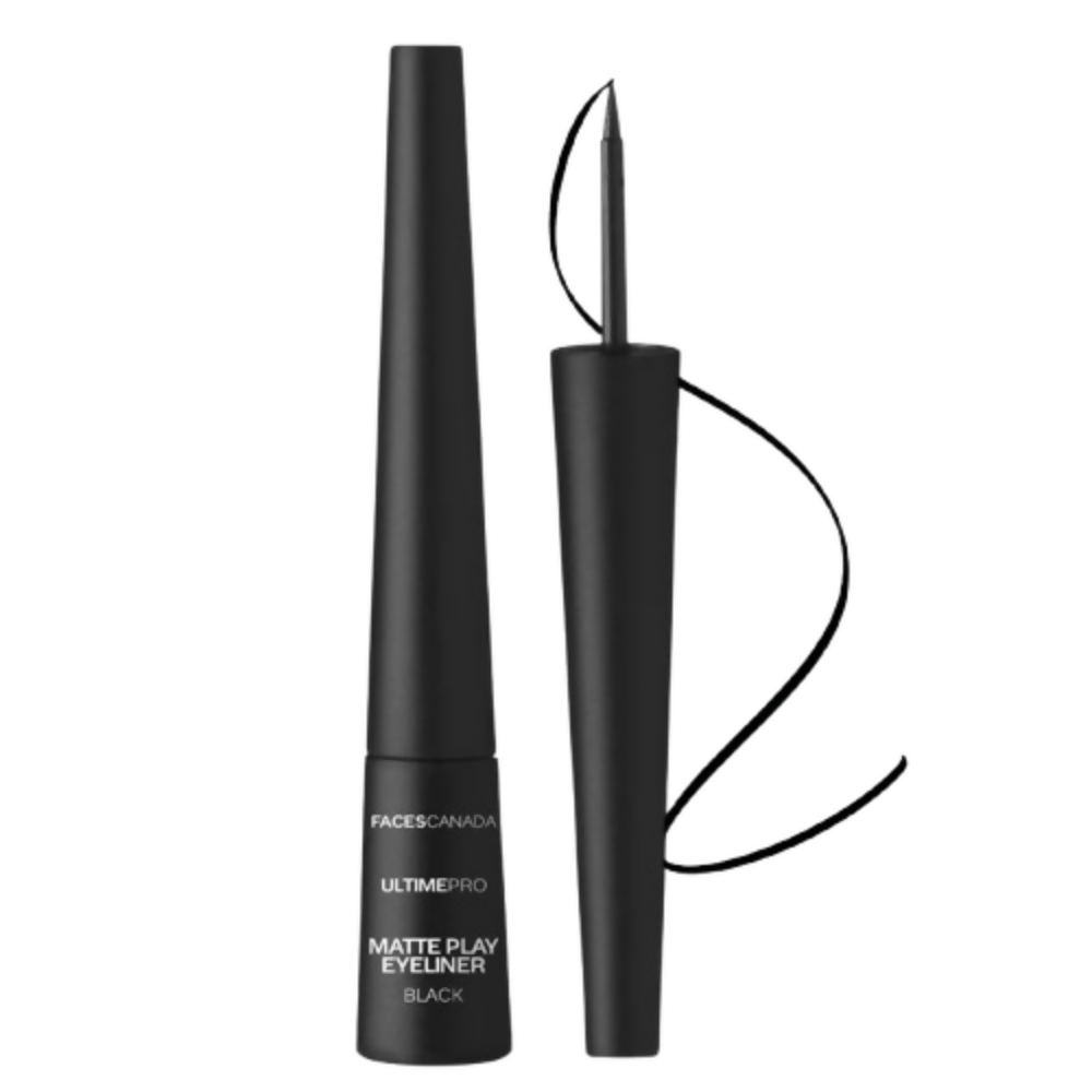 Faces Canada Ultime Pro Matte Play Eyeliner - Black | Grocsy